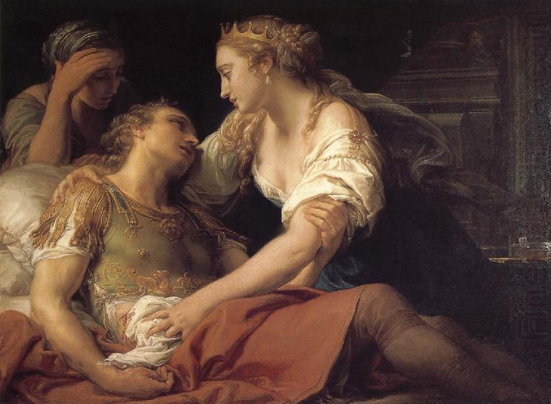 Pompeo Batoni Cleopatra and Mark Antony dying china oil painting image